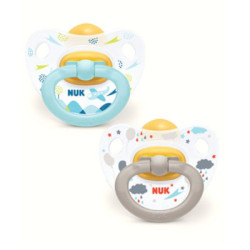 Chupete Latex Star 0-6 Meses 2 U Nuk
