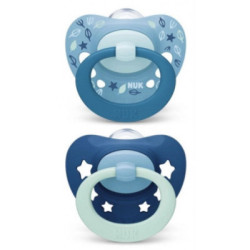 Nuk Chupete Signature 2 Ud.Es Silicona 18-36M