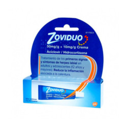 Zoviduo 50 mg/g + 10 mg/g crema 1 tubo 2g