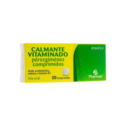 Calmante vitaminado perezgimenez 20 comprimidos